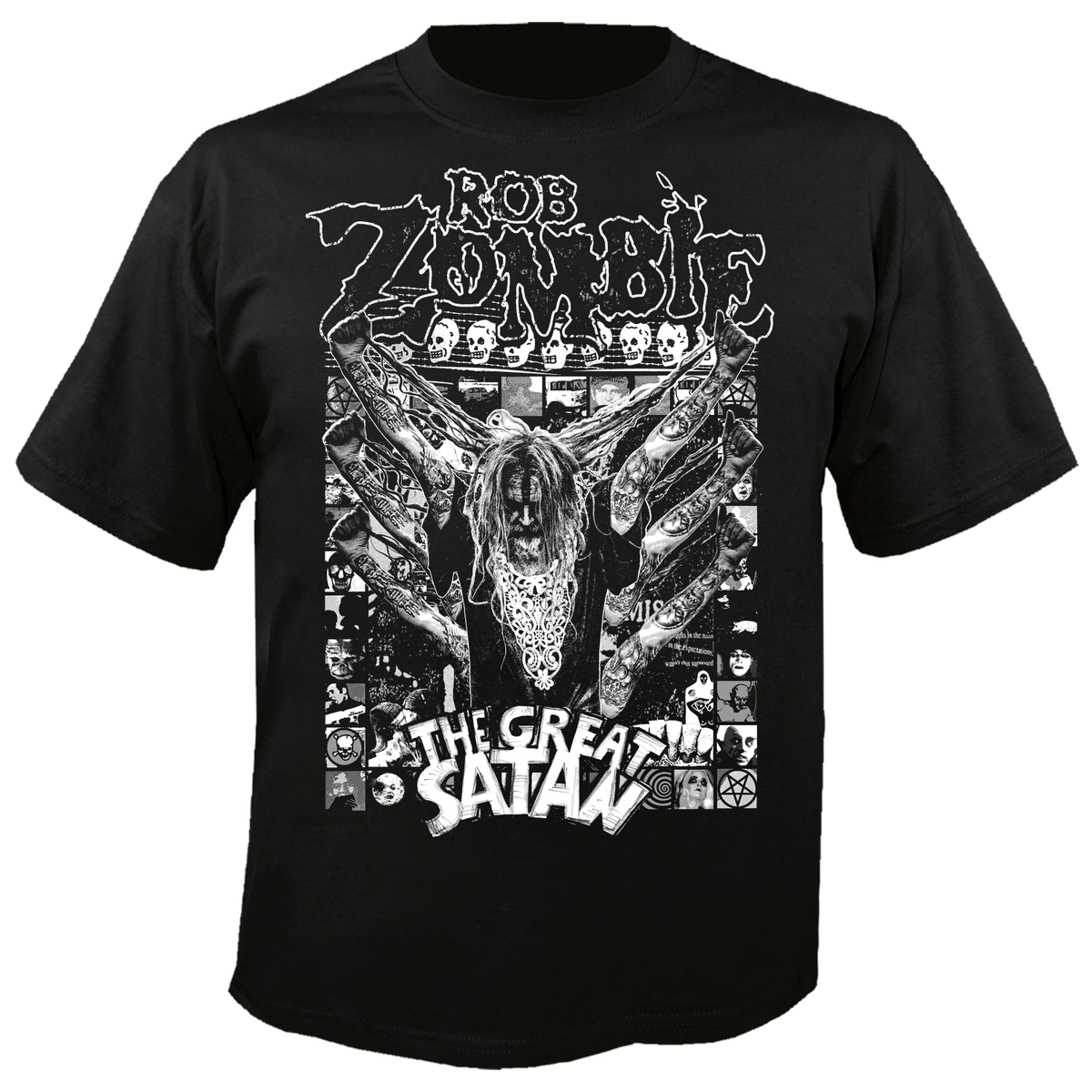 Rob Zombie The Great Satan T-Shirt (Black) – Nuclear Blast USA