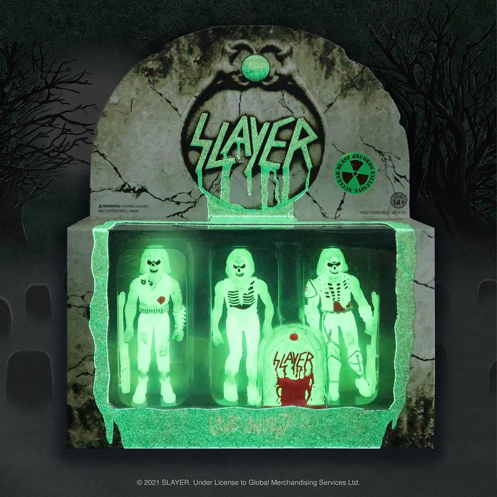 Slayer - Super7 x Live Undead (3 Pack Glow figure set)